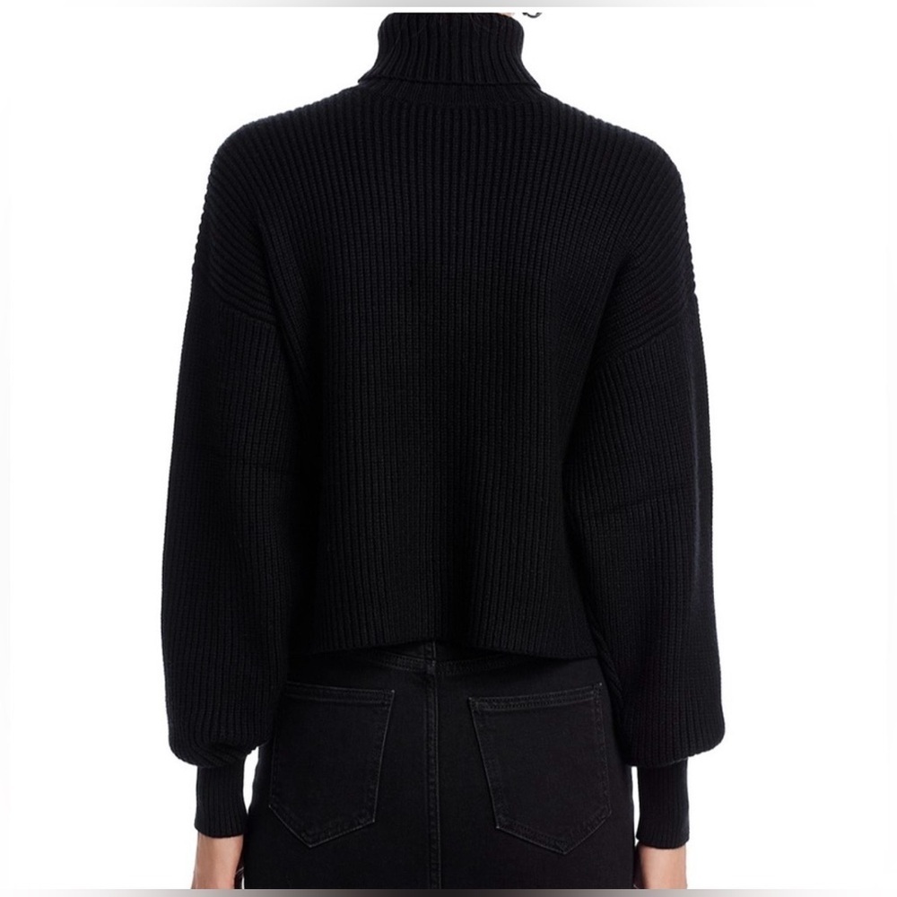 Good American Classic Black Turtleneck Sweater - Picture 2 of 11